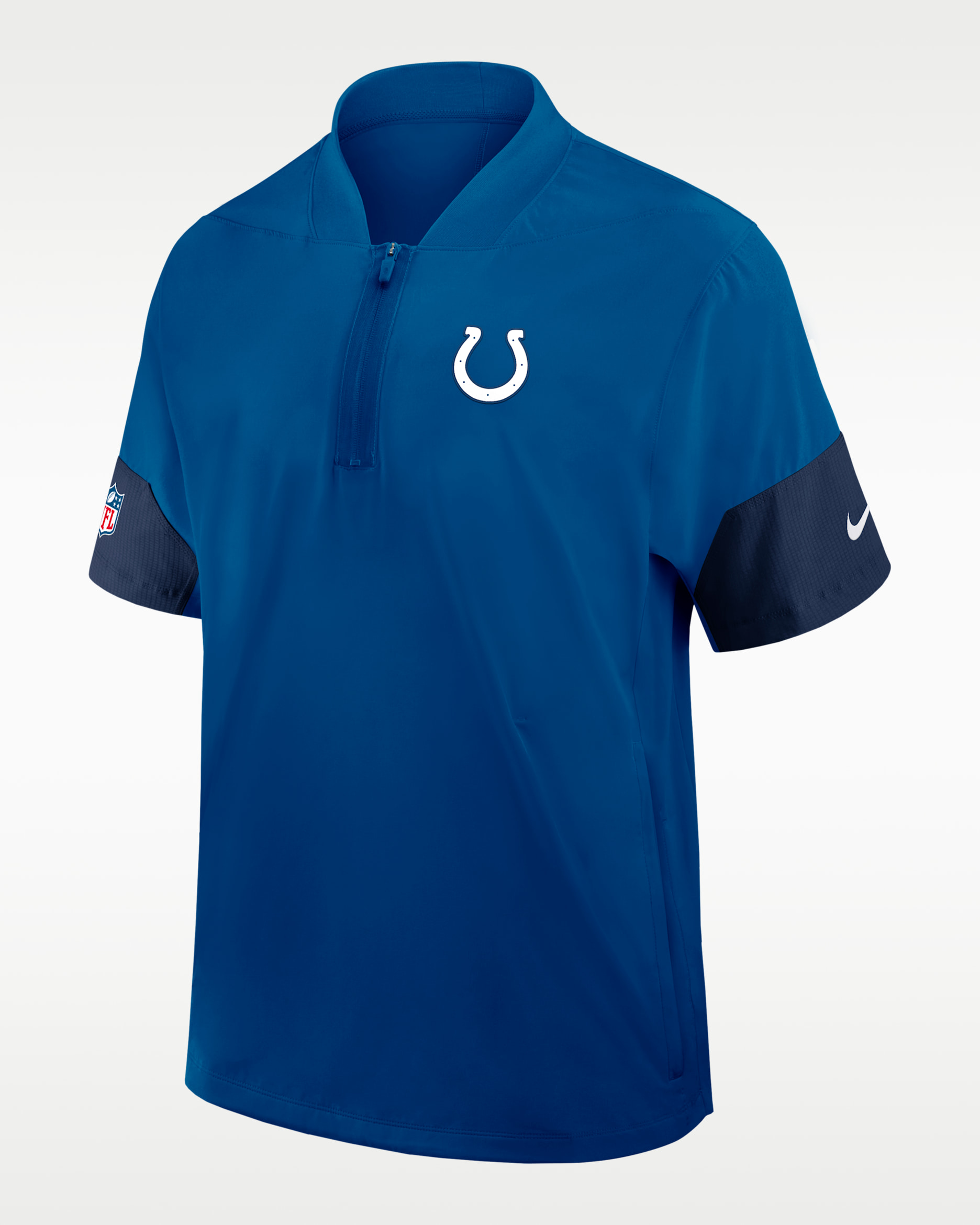 Indianapolis Colts Sideline Coach Men's Nike NFL 1/2-Zip Short